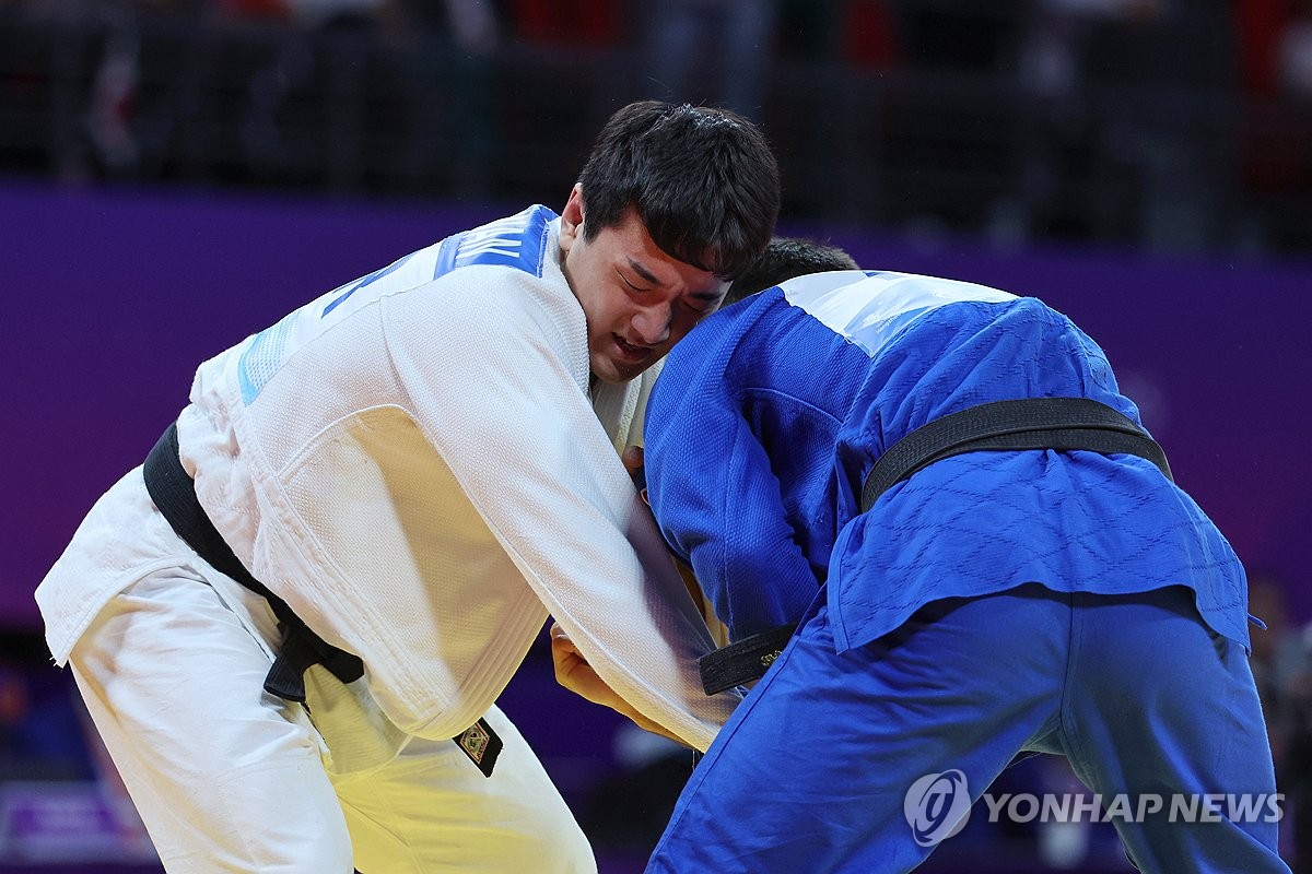 [아시안게임] 유도 이준환, 남자 81㎏급 아쉬운 은메달…되치기에 당했다(종합)