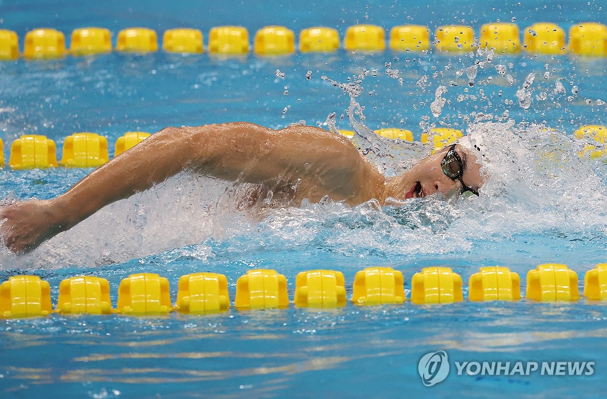 [아시안게임] 이호준 등 남자 혼계영 400ｍ 예선서 3위…"은메달 목표"