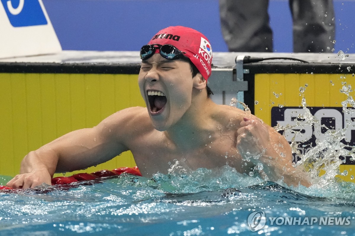 [아시안게임] 21년 만에 金 후계자 탄생…김민석 "지유찬 역영에 놀라"