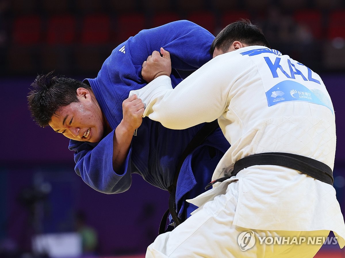 [아시안게임] 한국 유도 첫 '골드'…김하윤, 여자 78㎏ 이상급 금메달(종합2보)