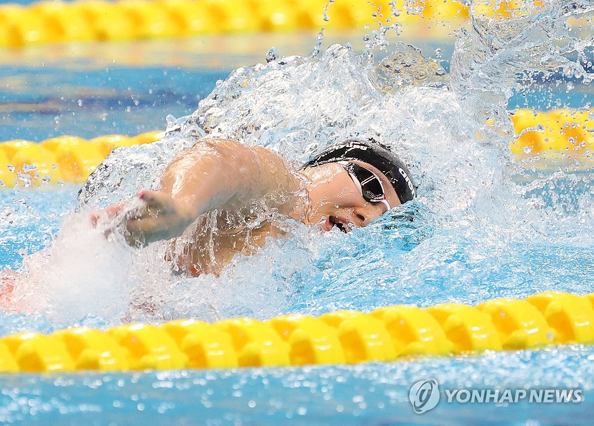 [아시안게임] 여자 계영 800ｍ 결승 진출…"우리도 남자대표처럼 메달을"