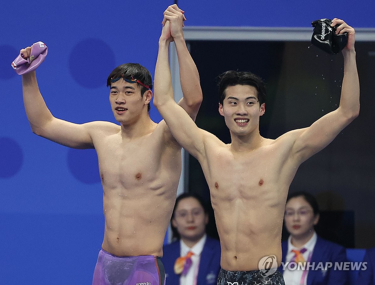 [아시안게임] 판잔러 "자유형 100ｍ는 나, 200ｍ는 황선우…함께 파이팅"