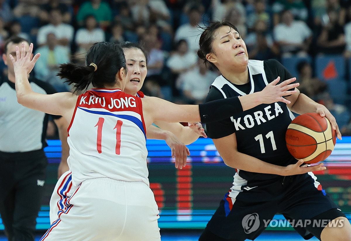 [아시안게임] 여자농구 강이슬 "북한 선수들, 의도적으로 피해 아쉬웠다"