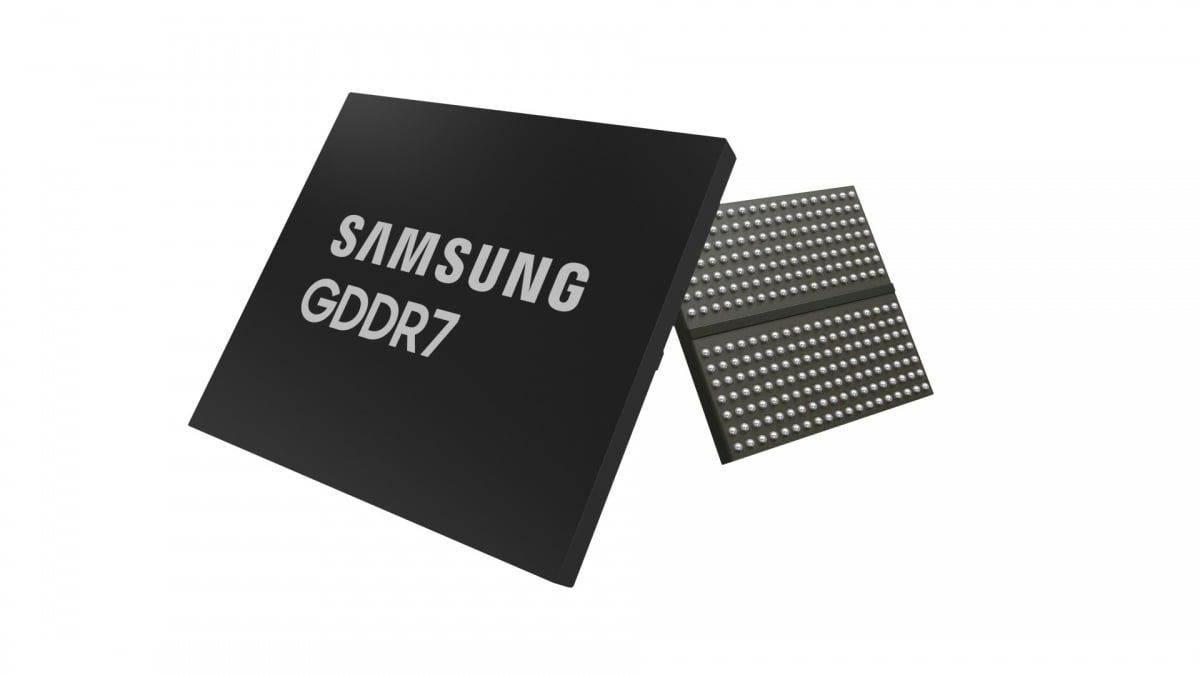 삼성전자의 GDDR7 D램./사진=연합뉴스