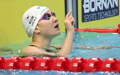 1위 찍은 中 여자수영 실격에 '발칵'…한국 선수도 "안타깝다"