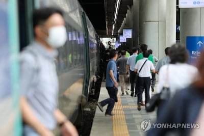 철도노조 파업 첫날 운행률 평소 76.4%…국토부, 비상대응 총력(종합)