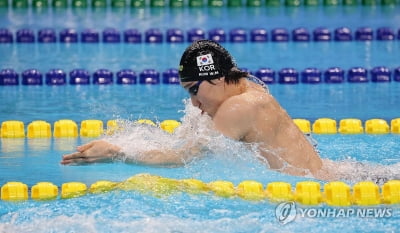 [아시안게임] 최동열, 남자 평영 50ｍ 한국신기록…예선 3위로 결승 진출