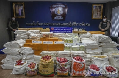 태국 경찰, 마약 111억원어치 압수…단일 작전 최대 규모