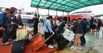 인천∼섬 귀경·귀성 원활…13개 항로 여객선 정상운항