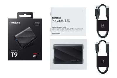 "영화 1편 2초 만에 저장"…삼성전자, 초고속 SSD 'T9' 출시