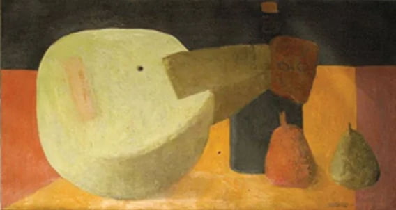 '만돌린이 있는 정물'(1957).