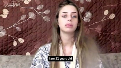 21세 女인질 영상 공개한 하마스…"다친 팔 수술 해줬다"
