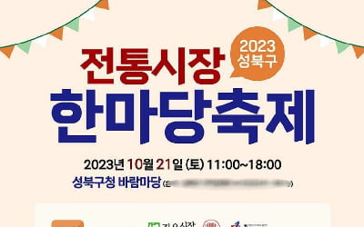 서울 성북구, 6개 전통시장 모아 '한마당축제' 21일 개최 [메트로]