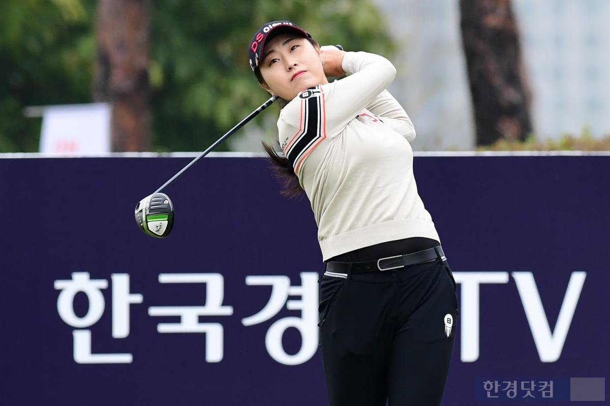 [상상인·한국경제TV오픈 2023] 김우정, '깔끔한 스윙'