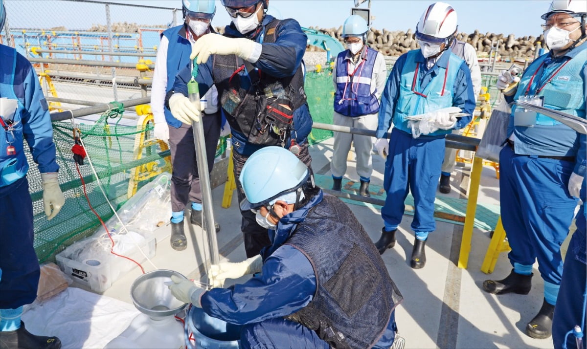 [포토] 日 후쿠시마 원전 처리수 2차 방류…꼼꼼한 점검 