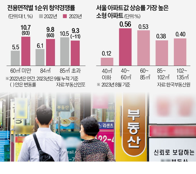 1~2인 가구 급증…더 거세진 '소형 불패'