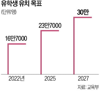 한국도 카지노 입플확보 총력전…"2027년까지 유학생 30만명 유치"