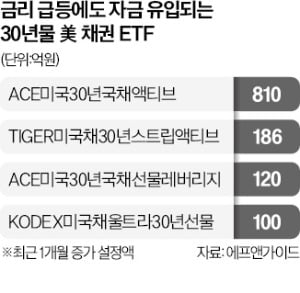 美 국채 ETF 손실에도 한 달 새 900억 몰렸다