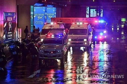 총격이 발생한 시암 파라곤 쇼핑몰[출처 = AFP 연합뉴스]