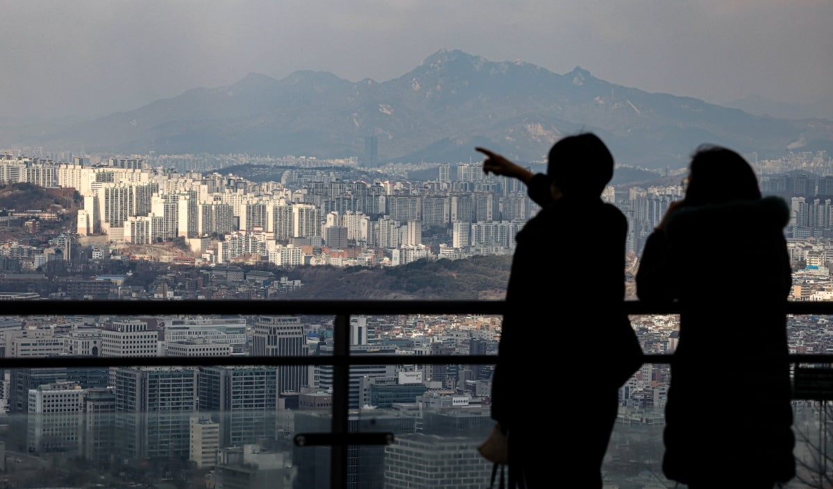 서울 남산에서 본 서울시내 아파트. 사진=한경DB