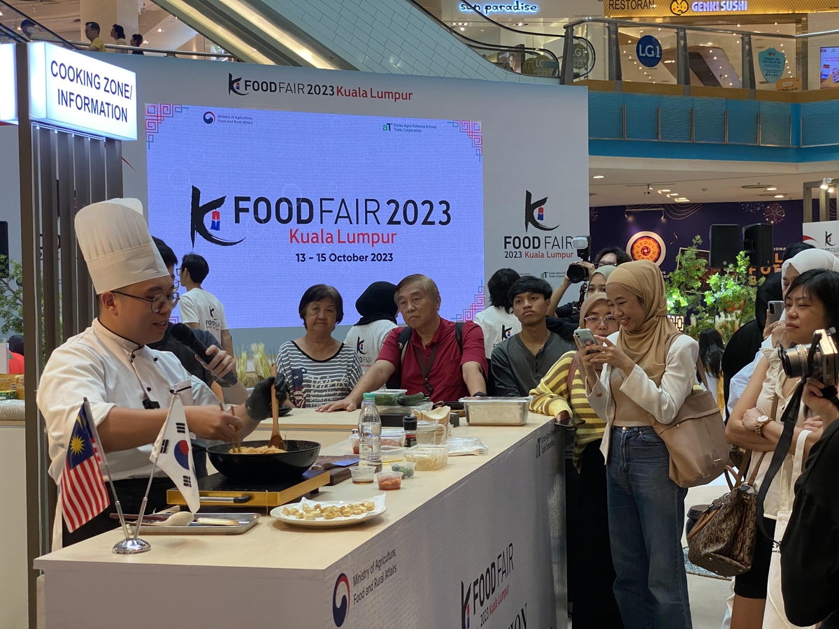농식품부, 말레이시아서 'K-푸드 페어'…수출상담·요리시연