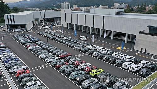 헌車가 새車 되는 곳…현대차 '인증중고차 거점' 양산센터(종합)