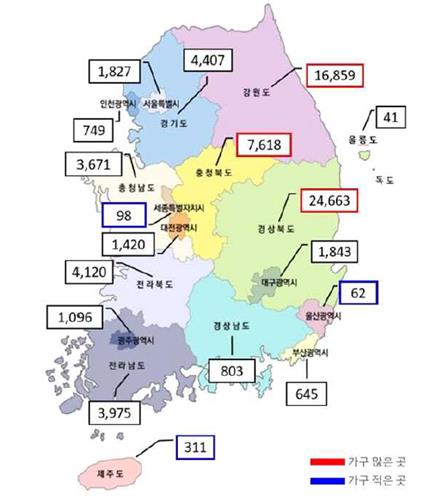 그늘진 에너지취약층…서울·충북·대구·제주 연탄사용 늘어