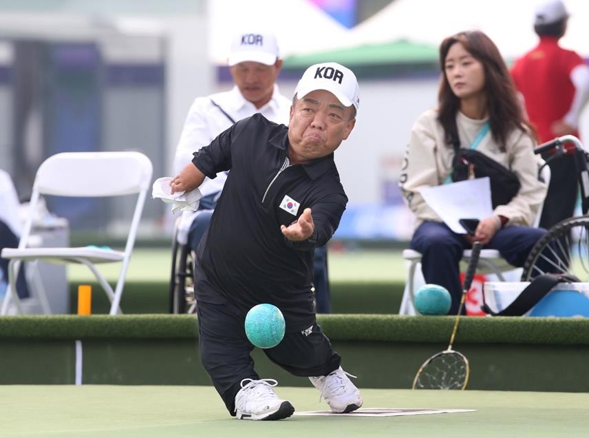 한국 론볼, 정재홍·김승희·황동기 금메달…하루에만 메달 5개