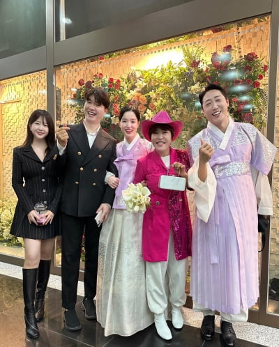 부모 '충격 폭로' 상관 없어...박수홍♥김다예 결혼식서 '행복'