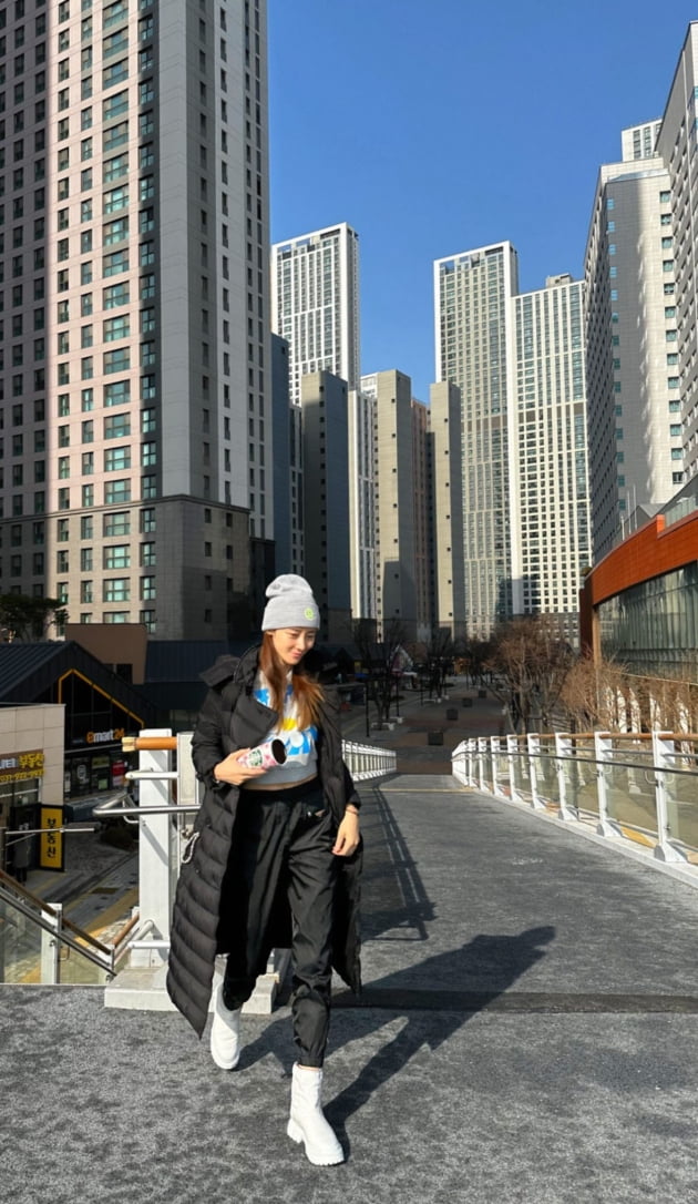 Seo Hayan, a souvenir she took with her when she went to a 5-star hotel.