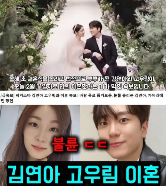 Kim Yu-na, Go Woo-rim Stars who fell victim to fake news