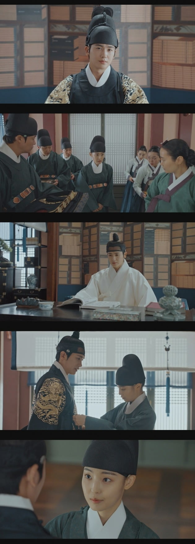 Park Hyung-sik recalls old memories when Jeon So-ni dresses him up.