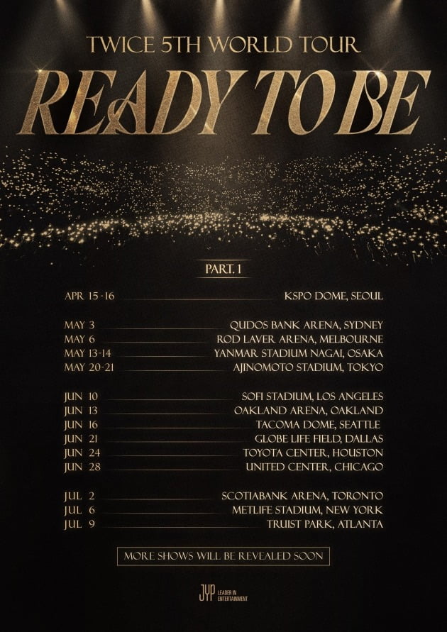 Twice successfully holds a total of 6 stadium performances in the U.S. and Japan