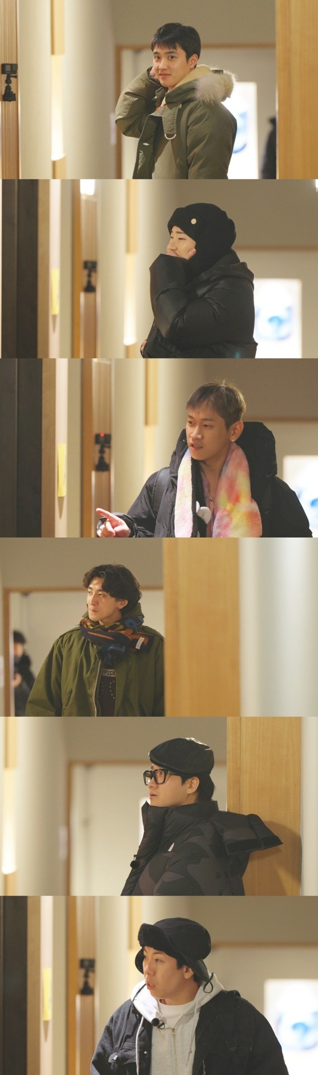 Members of ‘School Trip Without Math’, competing for ‘solitary confinement’ from the first day