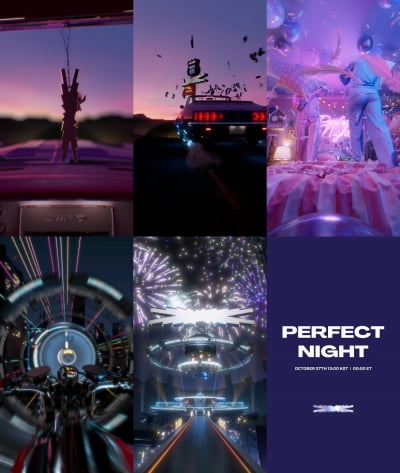 '컴백 D-7' 르세라핌, 디지털 싱글 'Perfect Night' 트랙 샘플러 3편 공개