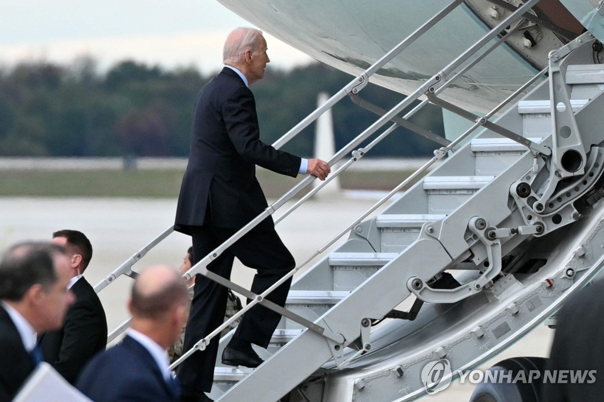 바이든 美대통령, 요르단행 연기…이번엔 이스라엘만 방문(종합)