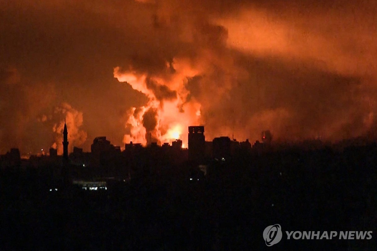 이스라엘 '가자 지상전' 확대 돌입 "최대 공격"…전역 통신두절(종합2보)