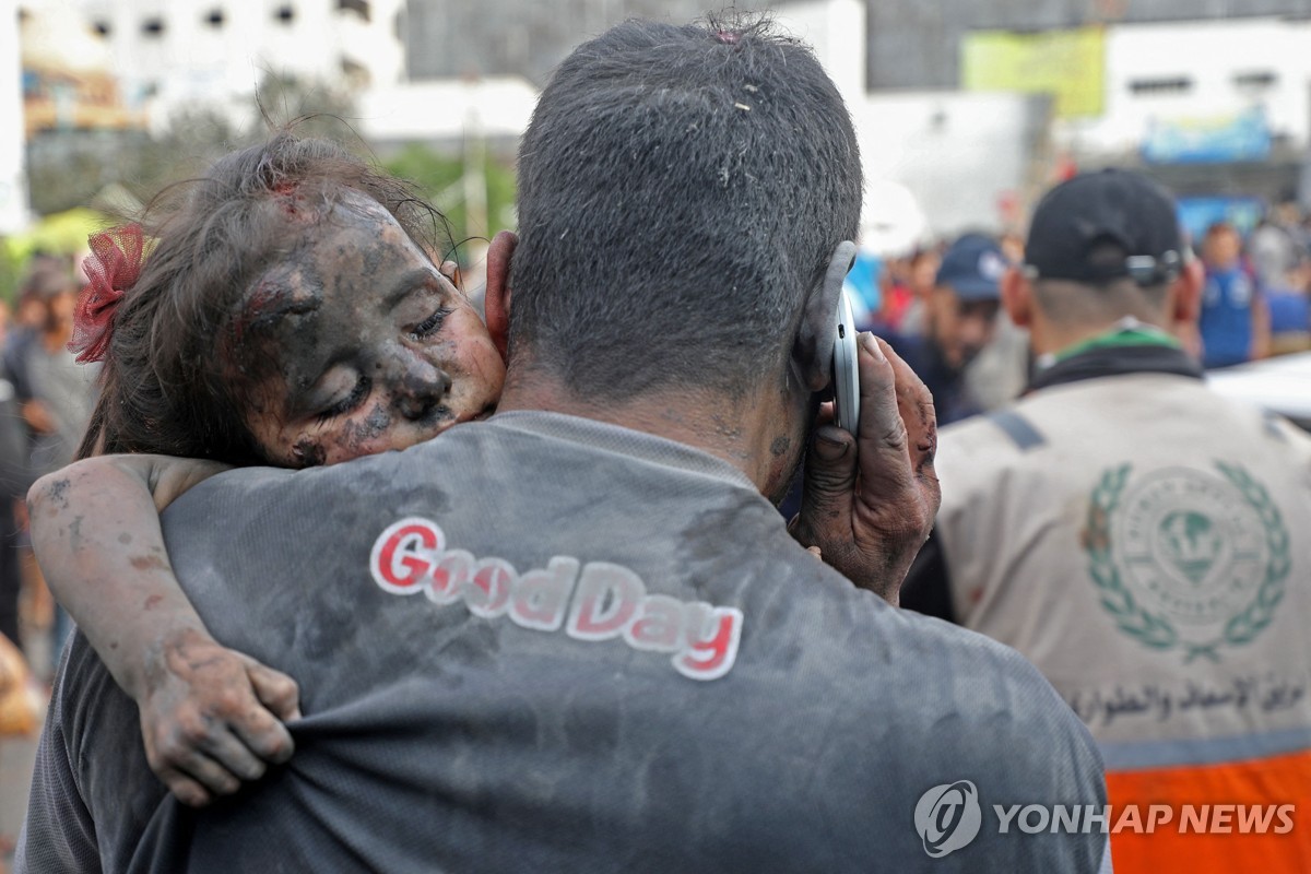 [이·팔 전쟁] '마지막 피란처' 가자북부 몰린 병원 곧 전쟁터 된다