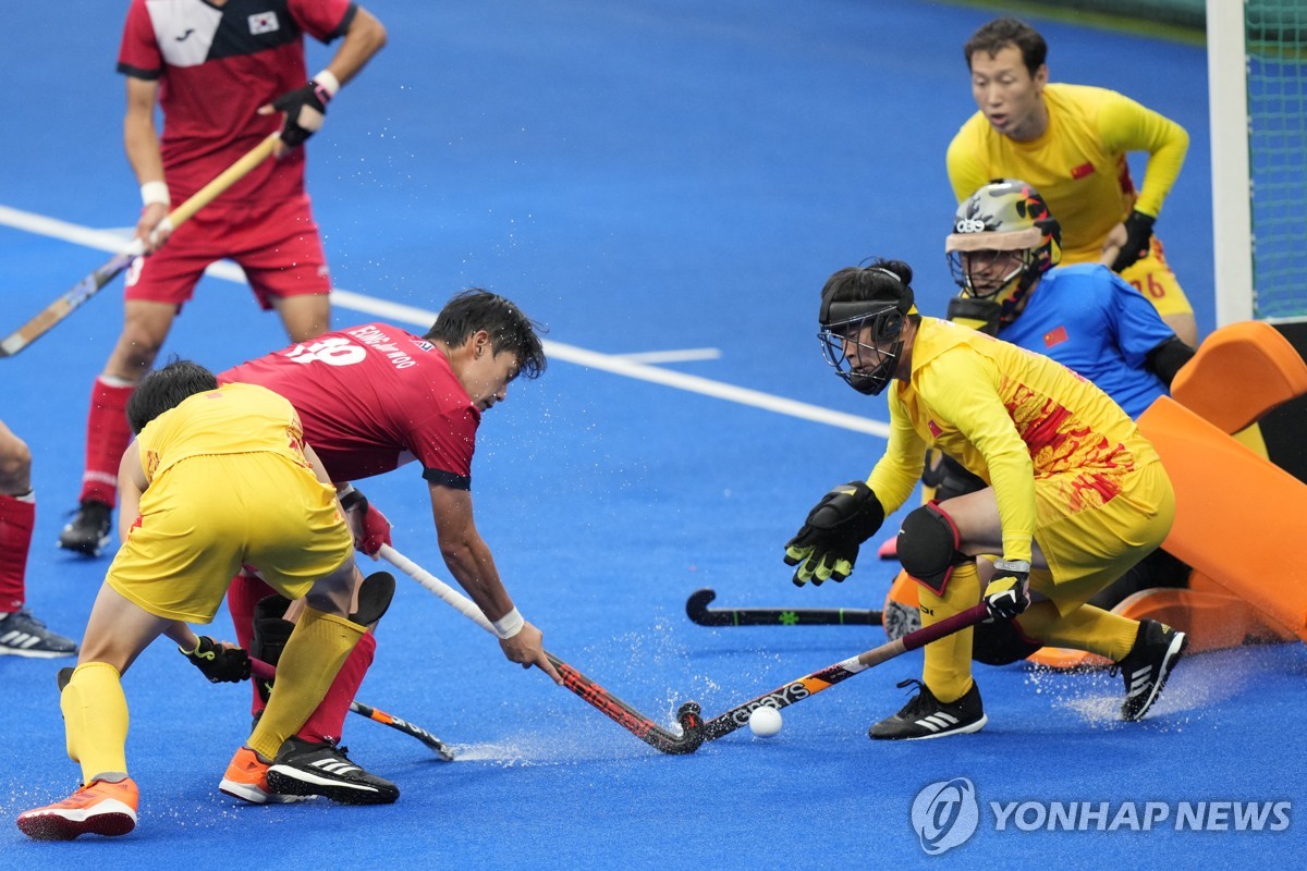 [아시안게임] 한국 남자하키, 중국 꺾고 동메달 획득…'남녀 동반 메달'