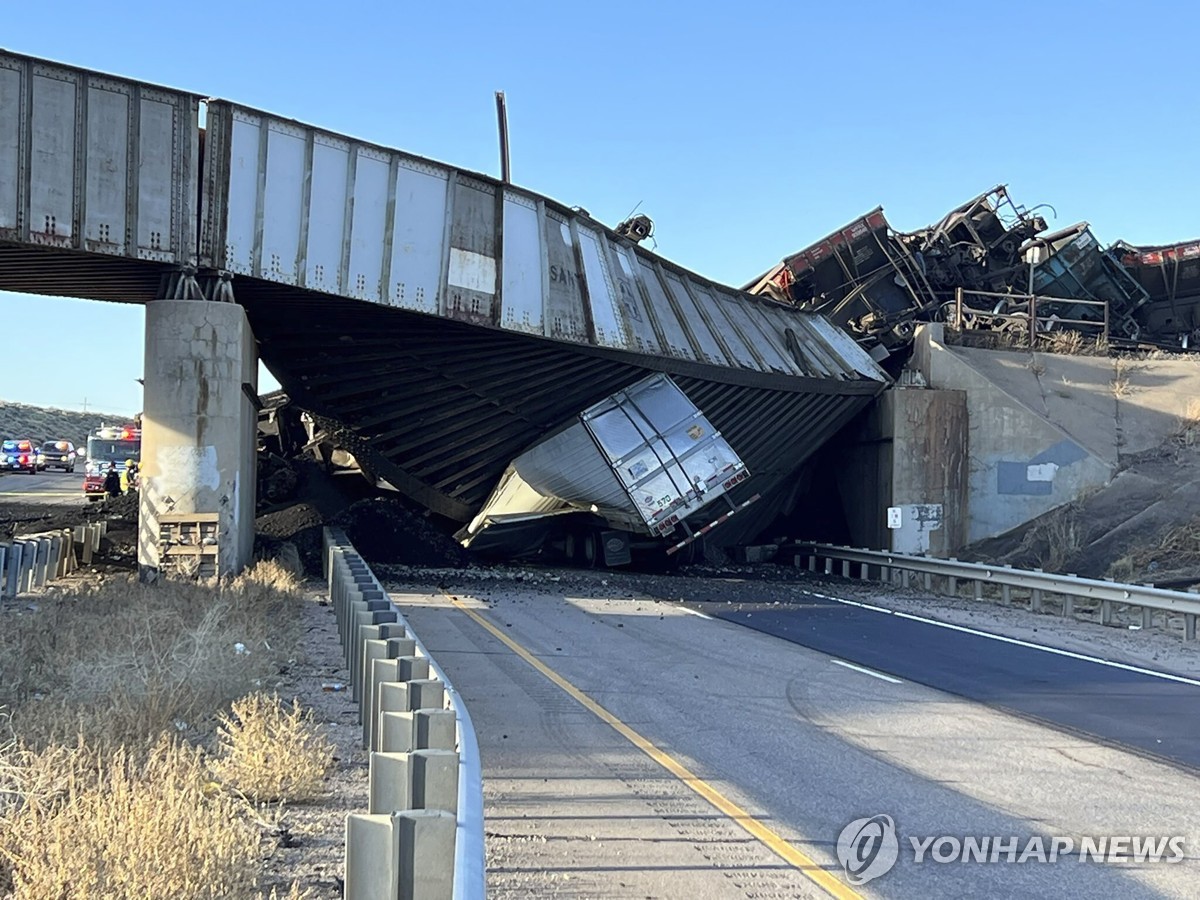 美서 또 열차 사고…이번엔 콜로라도서 석탄 운송 열차 탈선