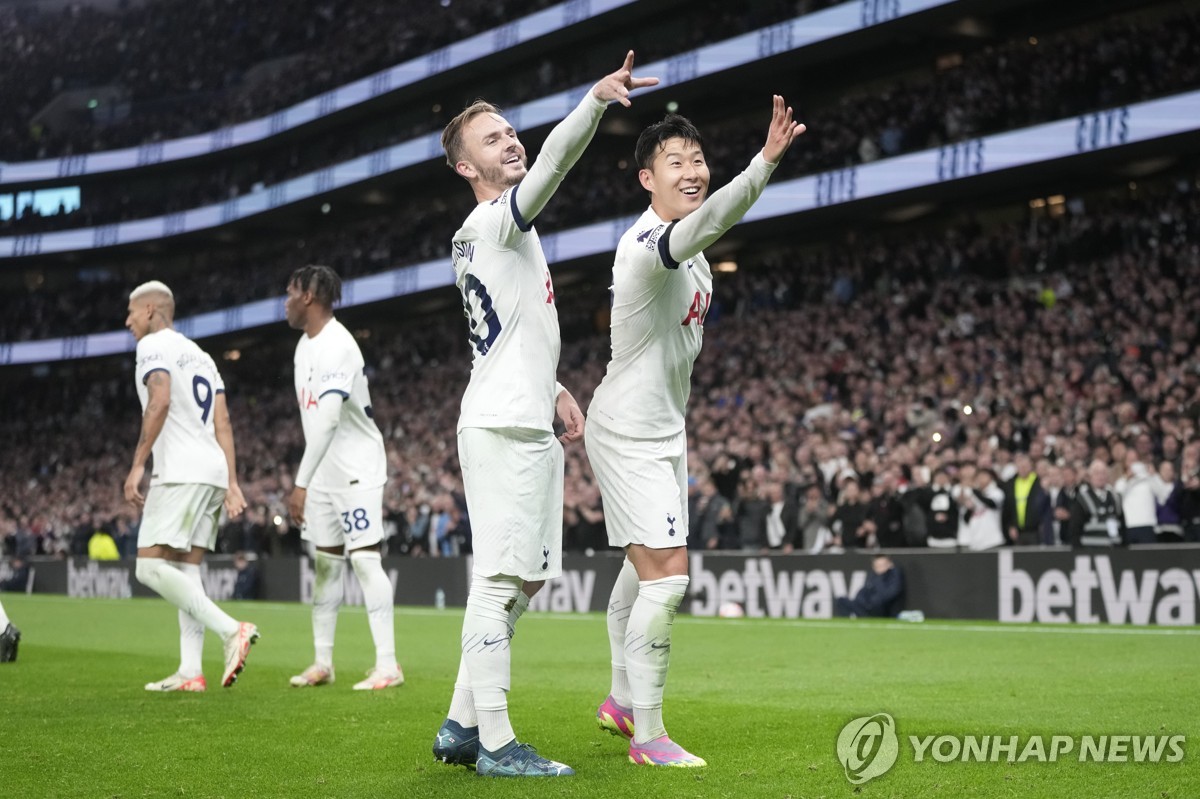 '풀럼전 1골 1도움' 손흥민, EPL 선정 '9라운드 베스트 11'