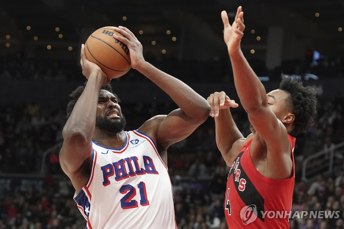 엠비드·맥시 나란히 34점…하든 안 뛰는 NBA 필라델피아 첫승