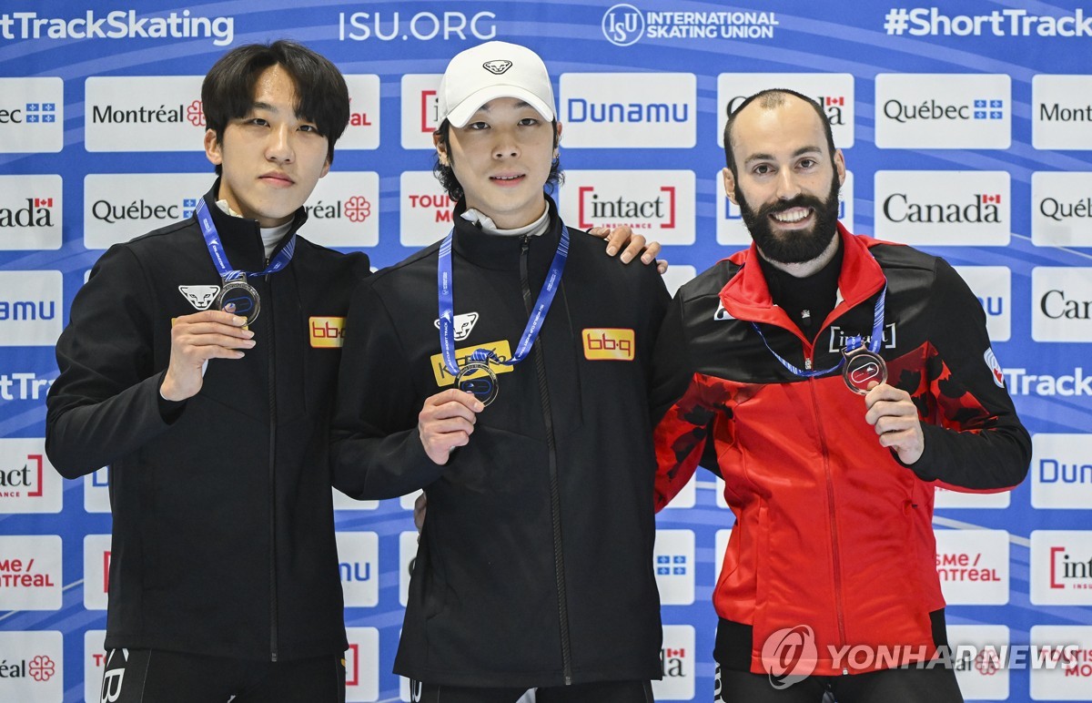 쇼트트랙 악동 김건우, 월드컵 1,500ｍ 우승…연속 대회 금메달