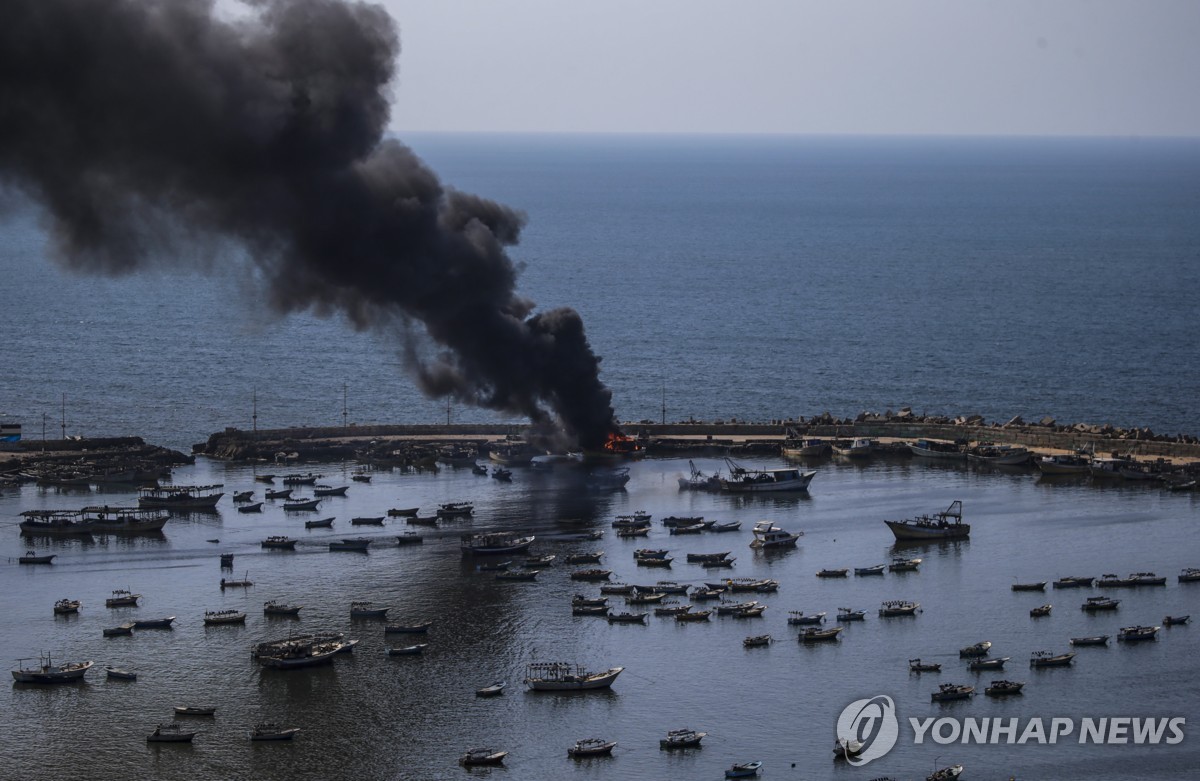 가자지구에 보복 폭탄 6000발 퍼부었다…양측 사상자 1만명 넘겨