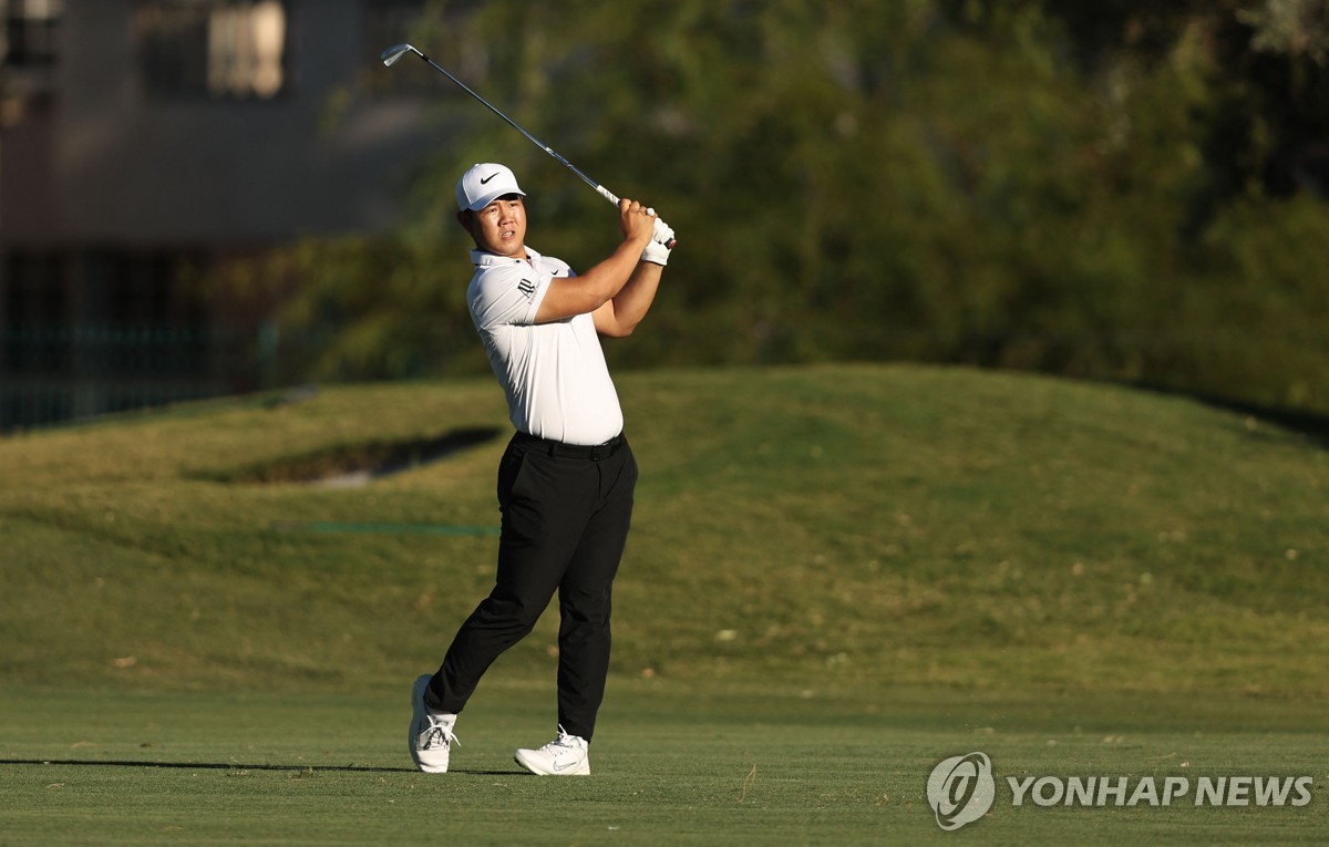 김주형, PGA투어 타이틀 방어전 첫날 중위권(종합)