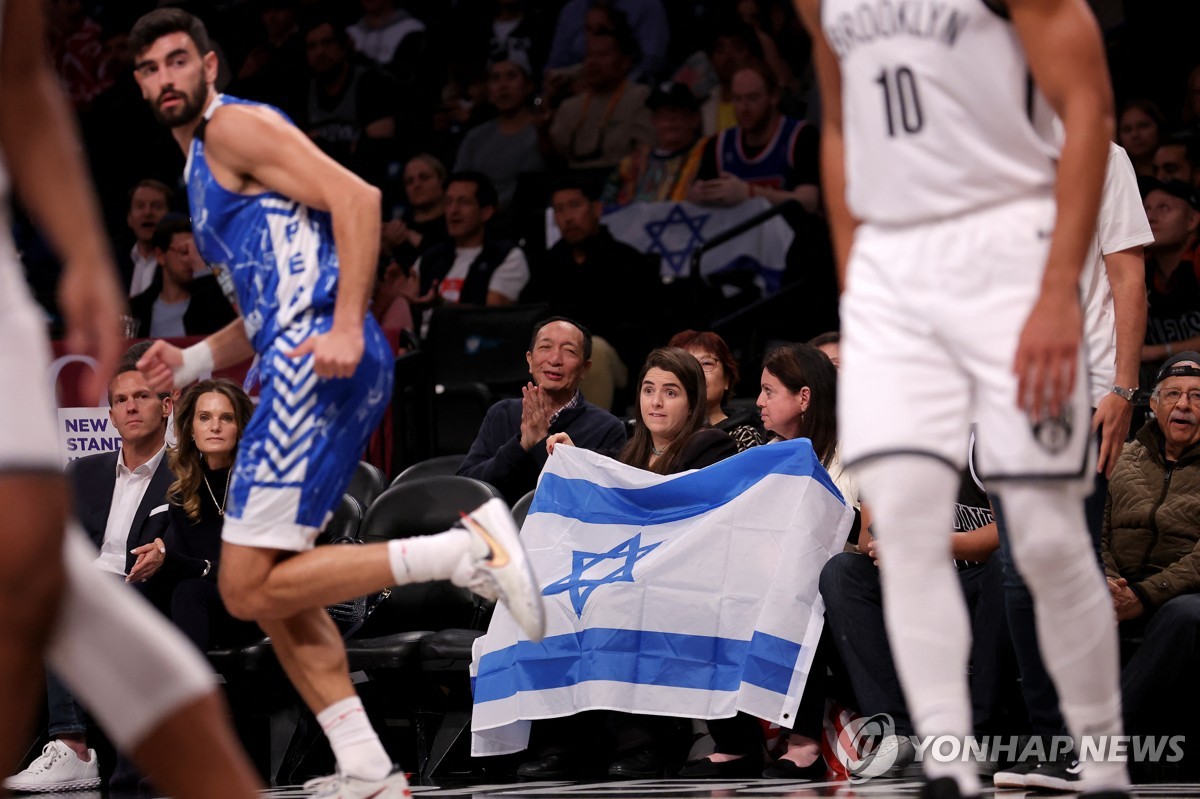 [이·팔전쟁] 이스라엘 농구팀, NBA 브루클린과 시범 경기…남은 일정도 진행