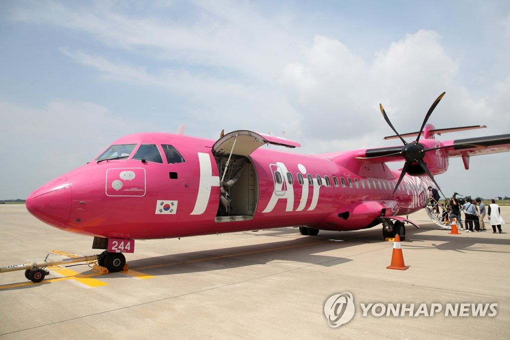 울산공항 거점 소형항공사 하이에어, 항공운항 효력 정지