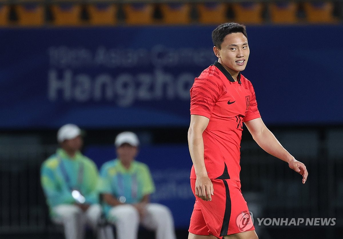 [아시안게임] 조영욱·안재준, 남자축구 8강 중국전 선봉…이강인 벤치