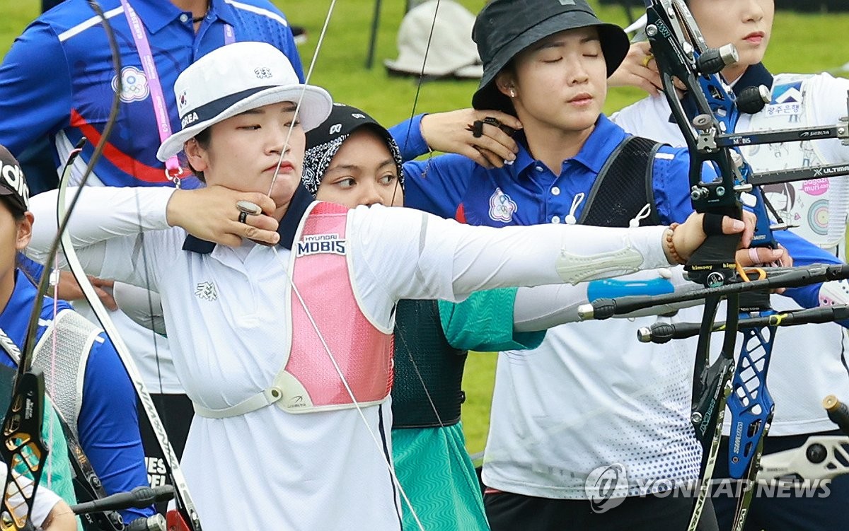 [아시안게임] 양궁 '최후의 선발전' 예선라운드서 김우진·강채영 탈락