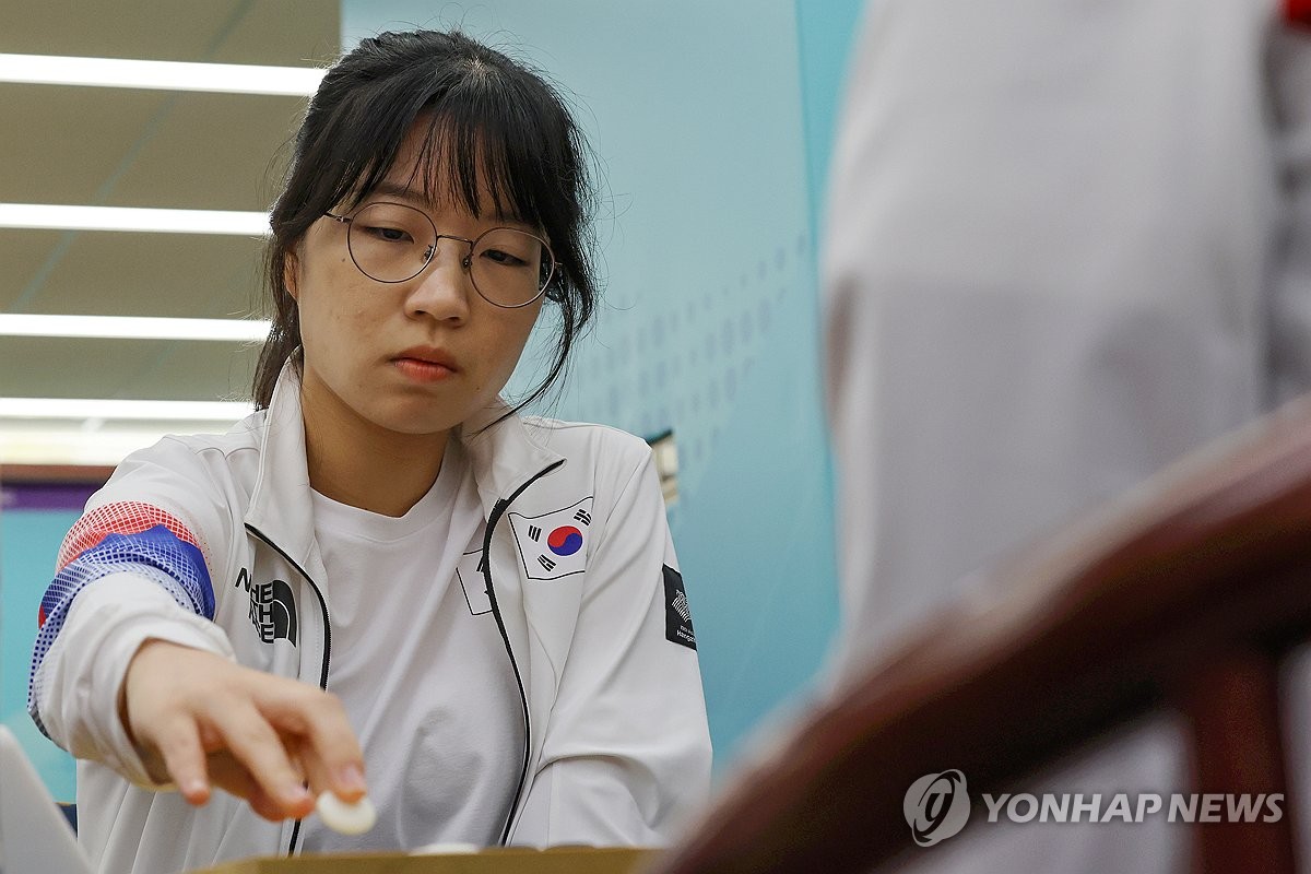 [아시안게임] 한국 여자바둑 단체전 은메달…중국에 1-2 패배(종합)